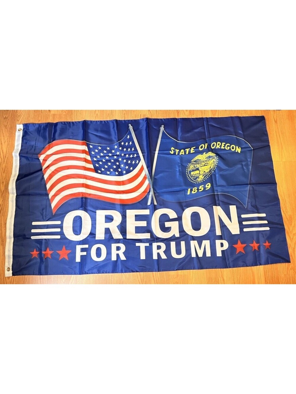 Oregon For Trump 3x5 Flag With Grommets- Excellent Condition!